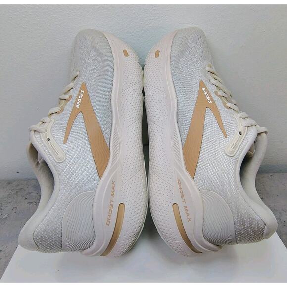 Brooks Ghost Max Shoes Women's 9.5 Light Pink Road Running Gym Sneakers Trainers - Picture 9 of 16